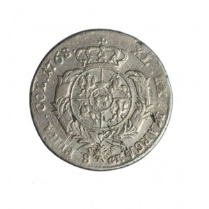 ST. AUGUST PONIATOWSKI (1764-1795) 8 GR (dwuzłotówka) 1768