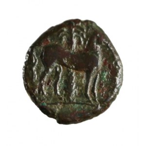 KARTAGINA (IV PNE) - piekny brąz z boginią TANIT