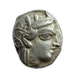 ATHETIK, ATHEN, AR-Tetradrachme, 4. Jahrhundert v. Chr.