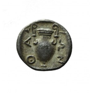 TRACJA, Thasos, AR trihemiobol IV/V p.n.e., piękny