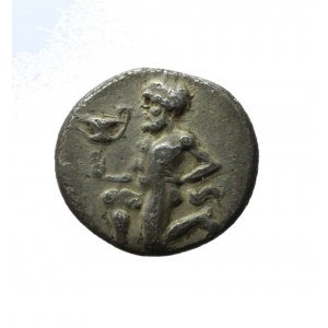 TRACJA, Thasos, AR trihemiobol IV/V p.n.e., piękny