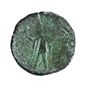 ROME CLAUDIUS I, sesterc with Tiberius's countermarch