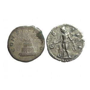 ROME, Antoninus Pius, set of 2 denarii