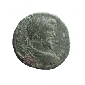 ROME, SEPTIMIUS SEVERUS, sehr seltenes Ass mit Galeere