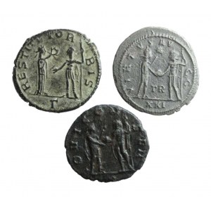 ROME, AURELIANUS, 3 schöne Antoninier