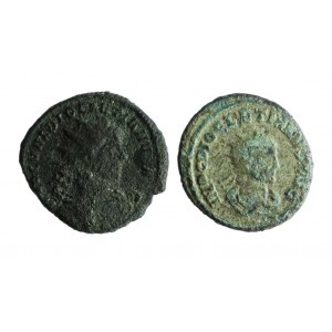 ROME, DIOCLETIANUS, set of 2 antoninians