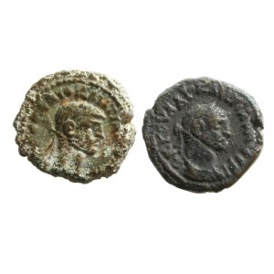 RZYM, Diocletianus, AE tetradradrachmy, zestaw 2 szt
