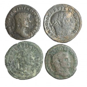 ROME, vier große Folianten der Tetrarchen, Mitregenten des Reiches (286-324)