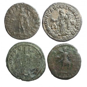 RZYM, cztery duże folisy tetrarchów, współrządców Imperium (286-324)