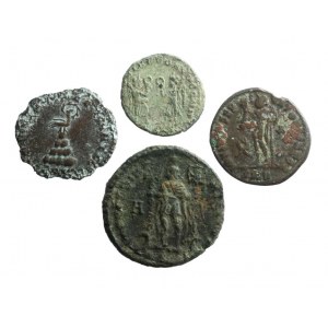 ROME, Constans (337-350 n. Chr.), Satz von 4 Blättern