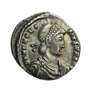 RZYM, Theodosius I (379-395 ne), piękna AR silikwa