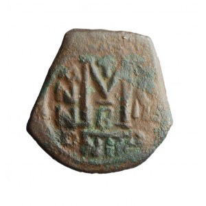 BIZANCJUM- HERACLIUS (610-641 ne), AE folis z Nikomédie