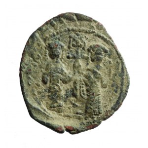 BIZANCJUM-CONSTANTINUS X Ducas, zajímavý folis s Eudocií
