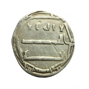 ABBASID DYNASTY- Dirham aus der afrikanischen Münzstätte IFRIQIYA, selten