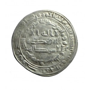 ABBASID DYNASTY - dirham zo vzácnej mincovne Marw, 213 AH