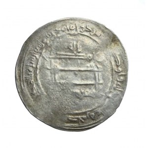 ABBASID DYNASTY - vzácny dirham kalifa Al-Muqtadira, 302 AH