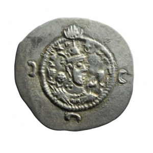 IMPERIUM SASANIDÓW-KHUSRO I, AR drachma
