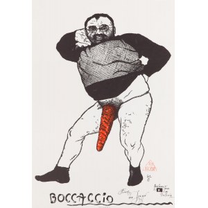 Boccaccio. Franz von Suppe. Państwowa Opera we Wrocławiu - proj. Eugeniusz GET-STANKIEWICZ (1942-2011)
