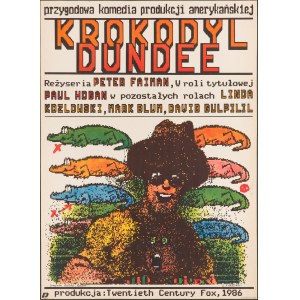 Krokodýl Dundee - navrhl Andrzej PĄGOWSKI (nar. 1953)