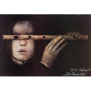 Die Zauberflote (Kouzelná flétna). W. A. Mozart - návrh Wiktor SADOWSKI (nar. 1967)