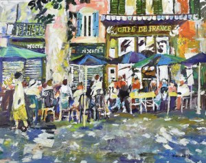 Juliusz JONIAK (1925-2021), Cafe de France III, 2018