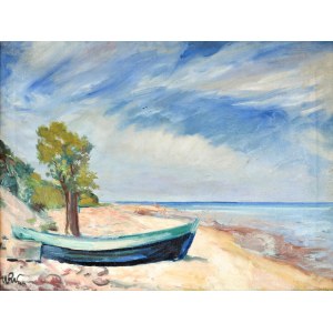 Wojciech WEISS (1875-1950), Am Strand von Jastrzębia Góra