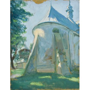 Jozef PIENIĄŻEK (1888-1953), Kirche im Schatten