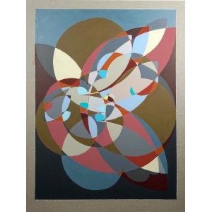 Marek Dzienkiewicz (b. 1951), Acrylic. Spinning Flashes, 2017