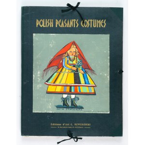 Zofia Stryjeńska. Polish folk costumes. 1939r. Portfolio of 40 original colored graphics.