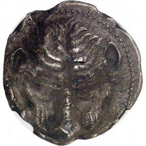 Bruttium, Rhégion. Tétradrachme ND (435-425 av. J.-C.), Rhégion.