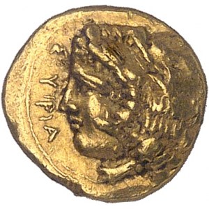 Sicile, Syracuse, Denys l’Ancien (406-367 av. J.-C.). 1 litra 1/3 (20 litrae d’argent ou 1 tétradrachme) ND (405-400 av. J.-C.), Syracuse.