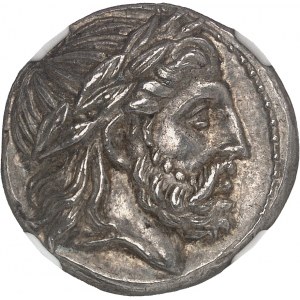 Macédoine (royaume de), Philippe II (359-336 av. J.-C.). Tétradrachme, émission posthume ND (323-315 av. J.-C.), Amphipolis.