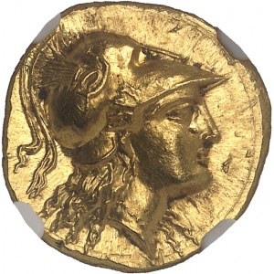 Macédoine (royaume de), Alexandre III le Grand (336-323 av. J.-C.). Statère d’or ND (336-323 av. J.-C.), Amphipolis.
