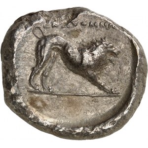 Carie (satrapes de), Hécatomnos (c.395-377 av. J.-C.). Tétradrachme ND (390-385 av. J.-C.), Mylasa.