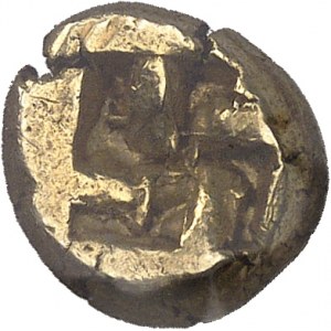 Ionie, Érythrées. Hecté d’électrum ND (480-460 av. J.-C.), Érythrées.