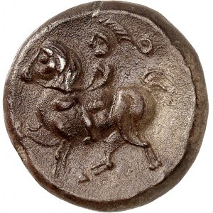 Pannonie. Tétradrachme à la tête de Lysimaque (Typ Lysimachoskopf) ND (fin du IIIe siècle avant J.-C.).