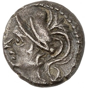 Allobroges. Drachme à l'hippocampe, classe II anépigraphe ND (fin du IIe - premier quart du Ier siècle avant J.-C.).