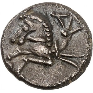 Allobroges. Drachme à l'hippocampe, classe II anépigraphe ND (fin du IIe - premier quart du Ier siècle avant J.-C.).