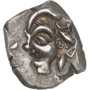 Longostalètes. Drachme de style languedocien (?) ND (milieu du IIIe - première moitié du IIe siècle avant J.-C.).