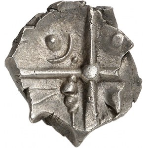 Cadurques / Tectosages. Drachme à la tête triangulaire, Série 162 ND (IIe siècle avant J.-C.).