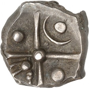 Cadurques / Tectosages. Drachme à la tête triangulaire, Série 162 ND (IIe siècle avant J.-C.).