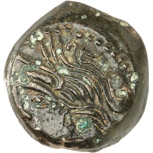 Bituriges Cubes. Bronze VANDIINOS à l'aigle ND (milieu du Ier siècle avant J.-C. Guerre des Gaules).