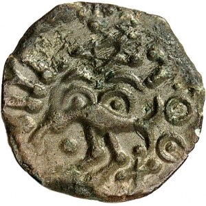 Sénons - Groupe de Sens / Sénonais. Bronze YLLYCCI, Classe V à la rosace ND (première moitié du Ier siècle avant J.-C. et Guerre des Gaules).