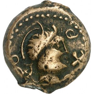 Parisii. Bronze au cheval, PAR 6, classe 1a ND (première moitié du Ier siècle avant J.-C.).