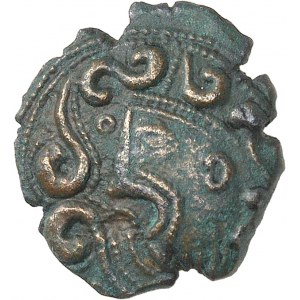 Ambiens. Bronze aux hippocampes adossés, Classe I, var. 2 ND (second tiers du Ier siècle avant J.-C. et période pré-augustéenne).
