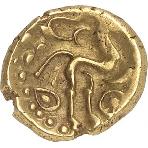 Suessions. Statère à l'ancre ND (fin du premier tiers du Ier siècle avant J.-C.).