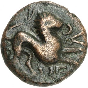Nerviens. Bronze lourd VERCIO, au lion ND (première moitié du Ier siècle avant J.-C. et Guerre des Gaules).