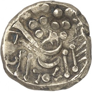 Belgae (région Sud). Statère d'or de Chute ND (seconde moitié du Ier siècle avant J.-C.).
