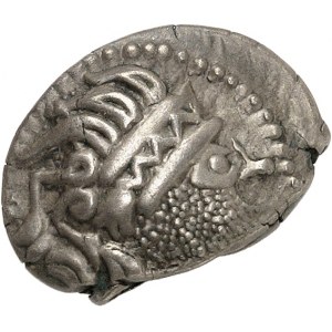 Pannonie. Drachme à la tête barbue (Typ Kapostal) ND (IIe -Ier siècles avant J.-C.).