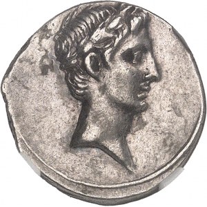 Octave (44-27 av. J.-C.). Denier ND (30-29 av. J.-C.), Rome ?